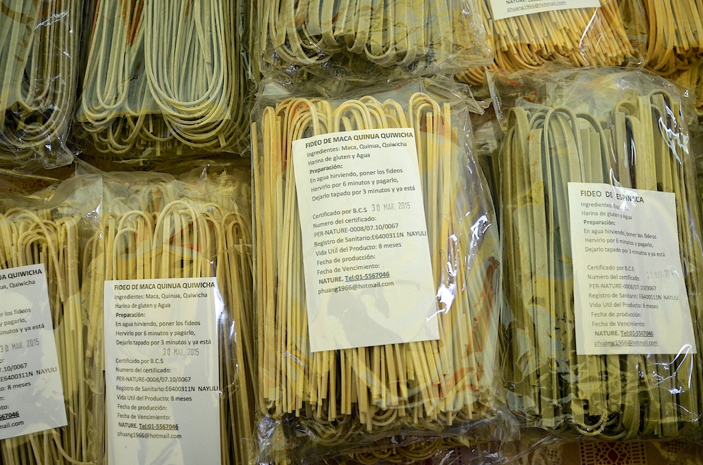Surquillo Market quinoa pasta
