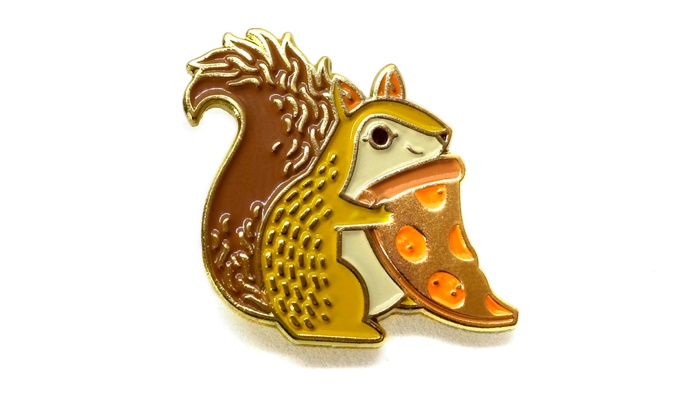 Teagan White's Trash Squirrel Pin